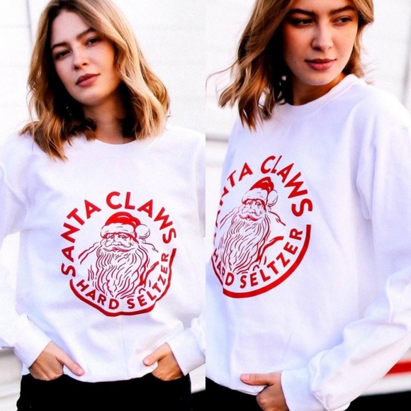 Santa Claws Sweatshirt - Picture 1 of 2